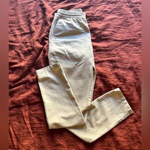 Octobre Editions Danny cotton linen trousers in Natural